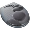 Toalettsitsar med lock 2 st MDF stenar vidaXL – miniatyr 2