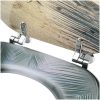 Toalettsitsar med lock 2 st MDF strand vidaXL – miniatyr 7