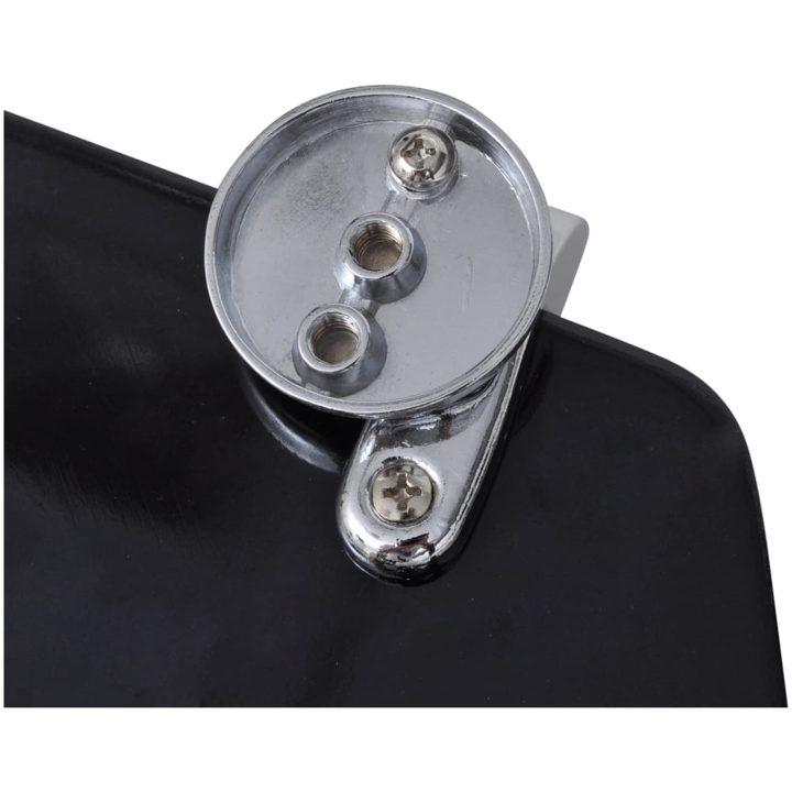 Toalettsitsar med lock 2 st MDF svart vidaXL – bild 7