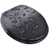 Toalettsitsar med lock 2 st MDF vatten vidaXL – miniatyr 2