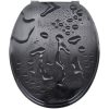 Toalettsitsar med lock 2 st MDF vatten vidaXL – miniatyr 3
