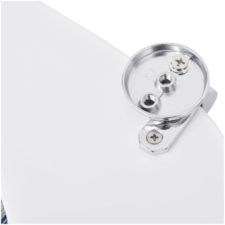 Toalettsitsar med lock 2 st MDF vintage trä vidaXL – bild 8
