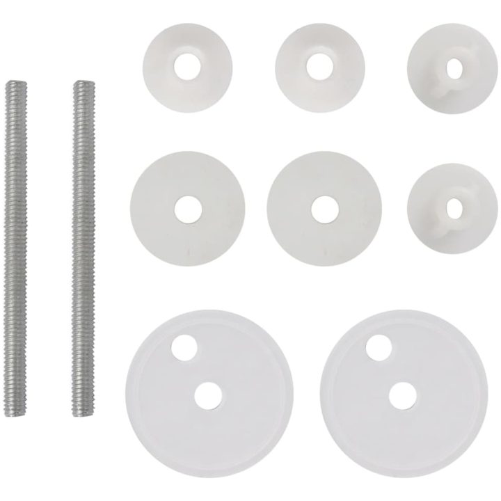 Toalettsitsar med lock 2 st MDF vintage trä vidaXL – bild 9