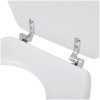 Toalettsitsar med lock 2 st MDF vit vidaXL – miniatyr 6
