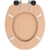 Toalettsitsar med mjuk stängning 2 st MDF bambu vidaXL – miniatyr 6