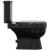 Toalettstol med cistern svart vidaXL – miniatyr 5