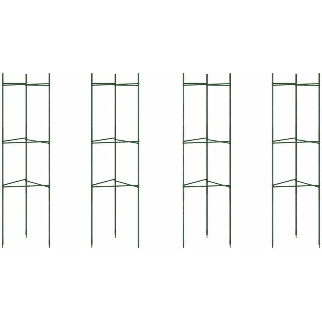 Tomatburar 4 st stål och PP vidaXL 116 cm – bild 2