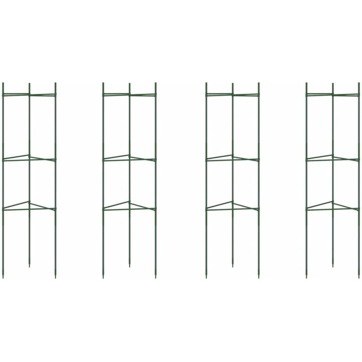 Tomatburar 4 st stål och PP vidaXL 116 cm – bild 2