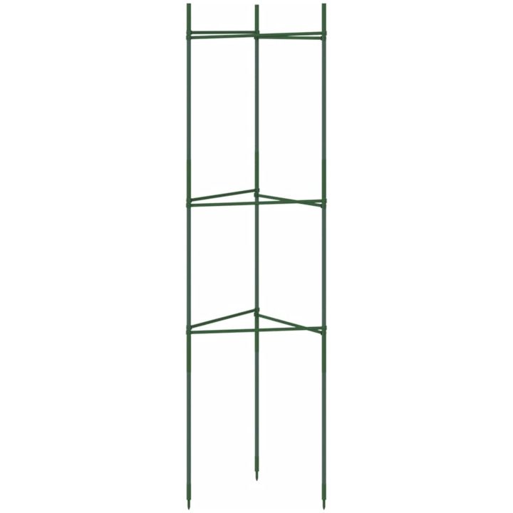 Tomatburar 4 st stål och PP vidaXL 116 cm – bild 5