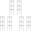 Tomatburar 6 st stål och PP vidaXL 116 cm – miniatyr 2