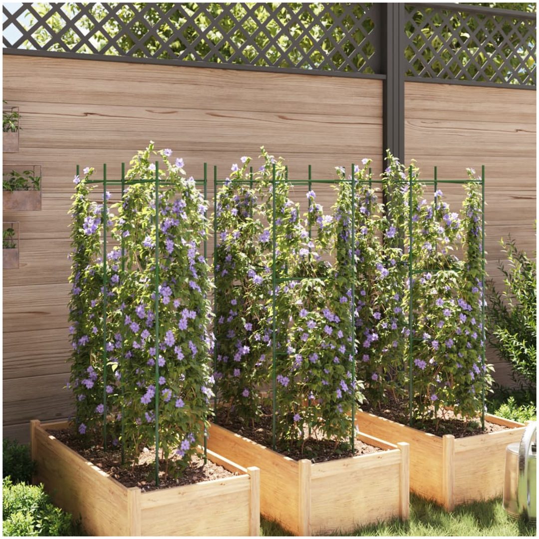 Tomatburar 6 st stål och PP vidaXL 116 cm – bild 3