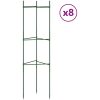 Tomatburar 8 st stål och PP vidaXL 116 cm – miniatyr 2
