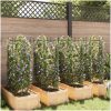 Tomatburar 8 st stål och PP vidaXL 116 cm – miniatyr 3