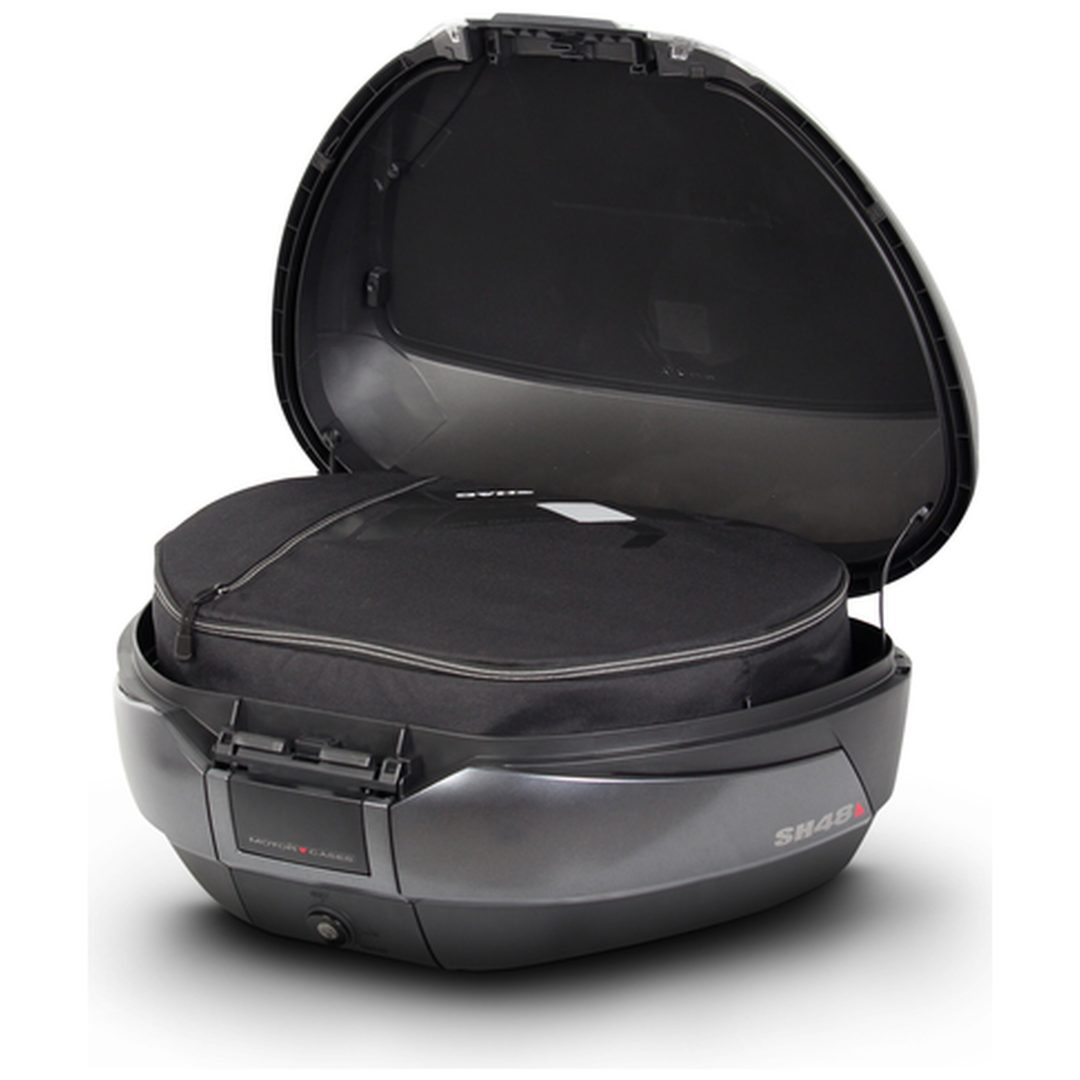 Topbox SH48 DG Kol Matt + Ryggstöd SHAD – bild 2