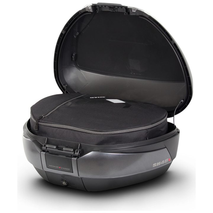Topbox SH48 DG Kol Matt + Ryggstöd SHAD – bild 2
