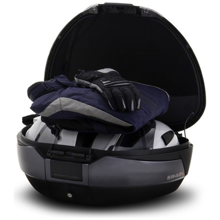 Topbox SH48 DG Kol Matt + Ryggstöd SHAD – bild 3