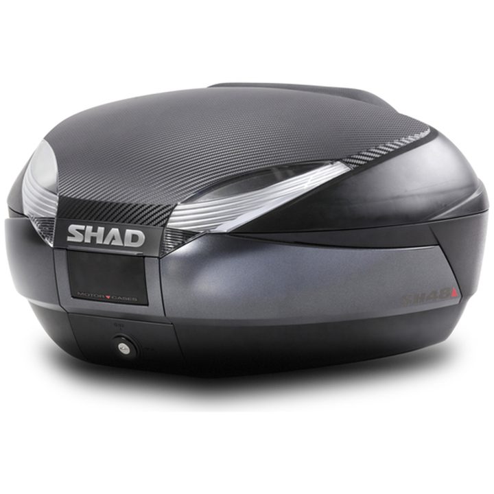 Topbox SH48 DG Kol Matt + Ryggstöd SHAD – bild 4