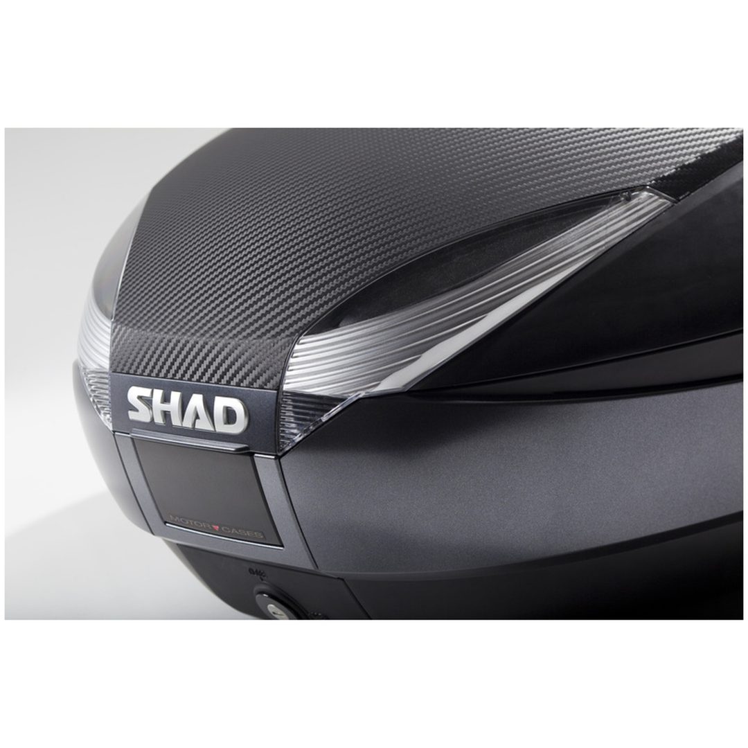 Topbox SH48 DG Kol Matt + Ryggstöd SHAD – bild 6