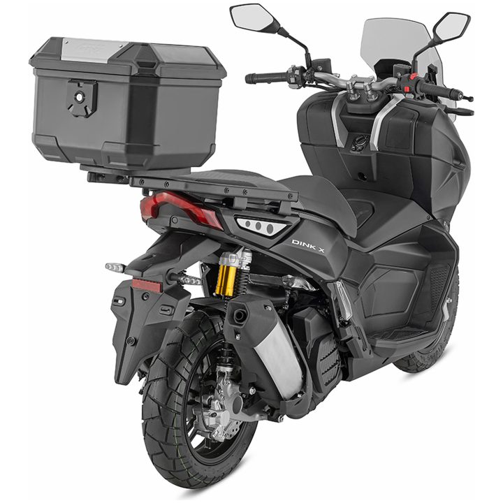 Toppbox Monolock Bernina Svart Aluminium Givi 38 liter – bild 2