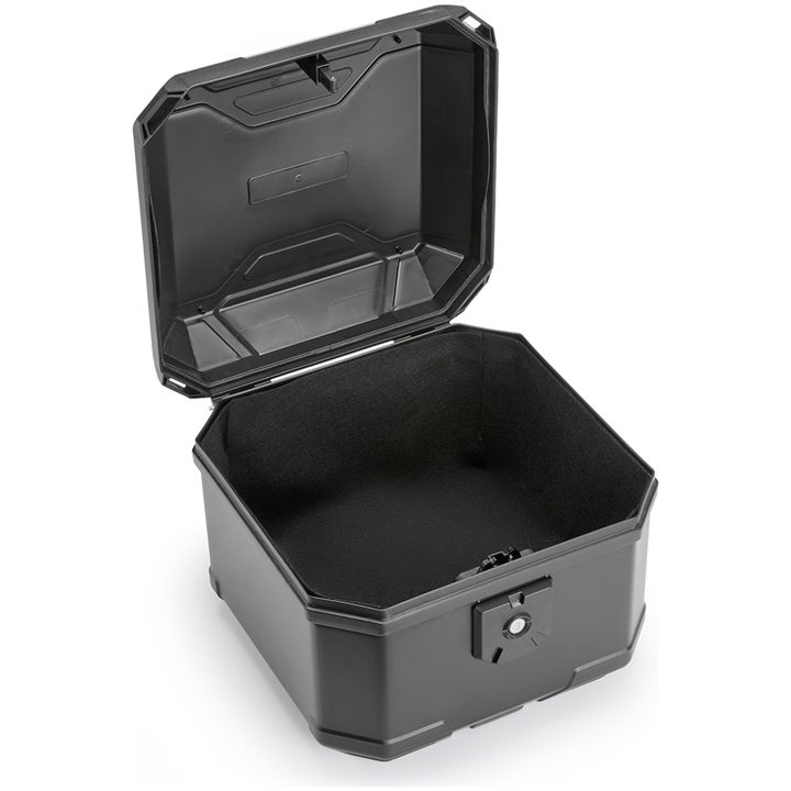 Toppbox Monolock Bernina Svart Aluminium Givi 38 liter – bild 4