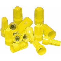 Toppklämma, "Top Hat", Gul, 0,5-4,0 mm², 10 st MALMBERGS