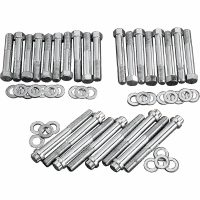 Topplocksbultkit Stål Krom Silver COLONY