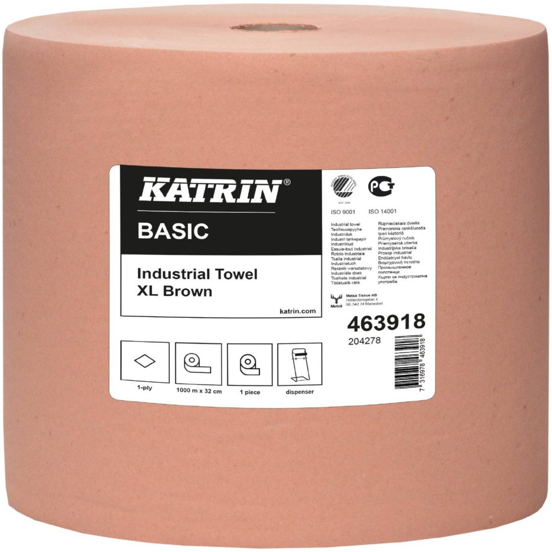 Torkpapper Basic XL Brun KATRIN TORKPAPPER BASIC XL BRUN
