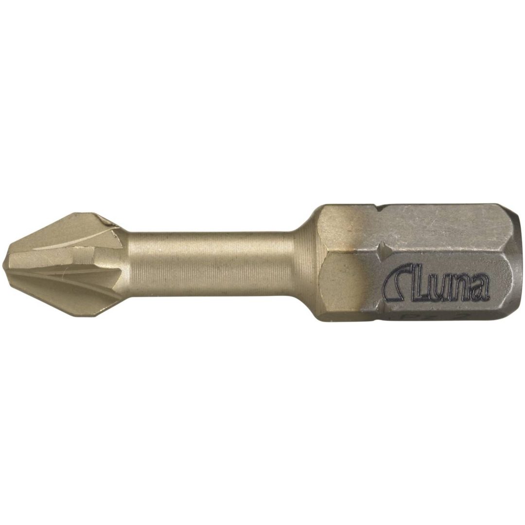 Torsion bits 29mm för Pozidriv kryss-spår Prime Luna BITS PZ1 PRIME 29MM