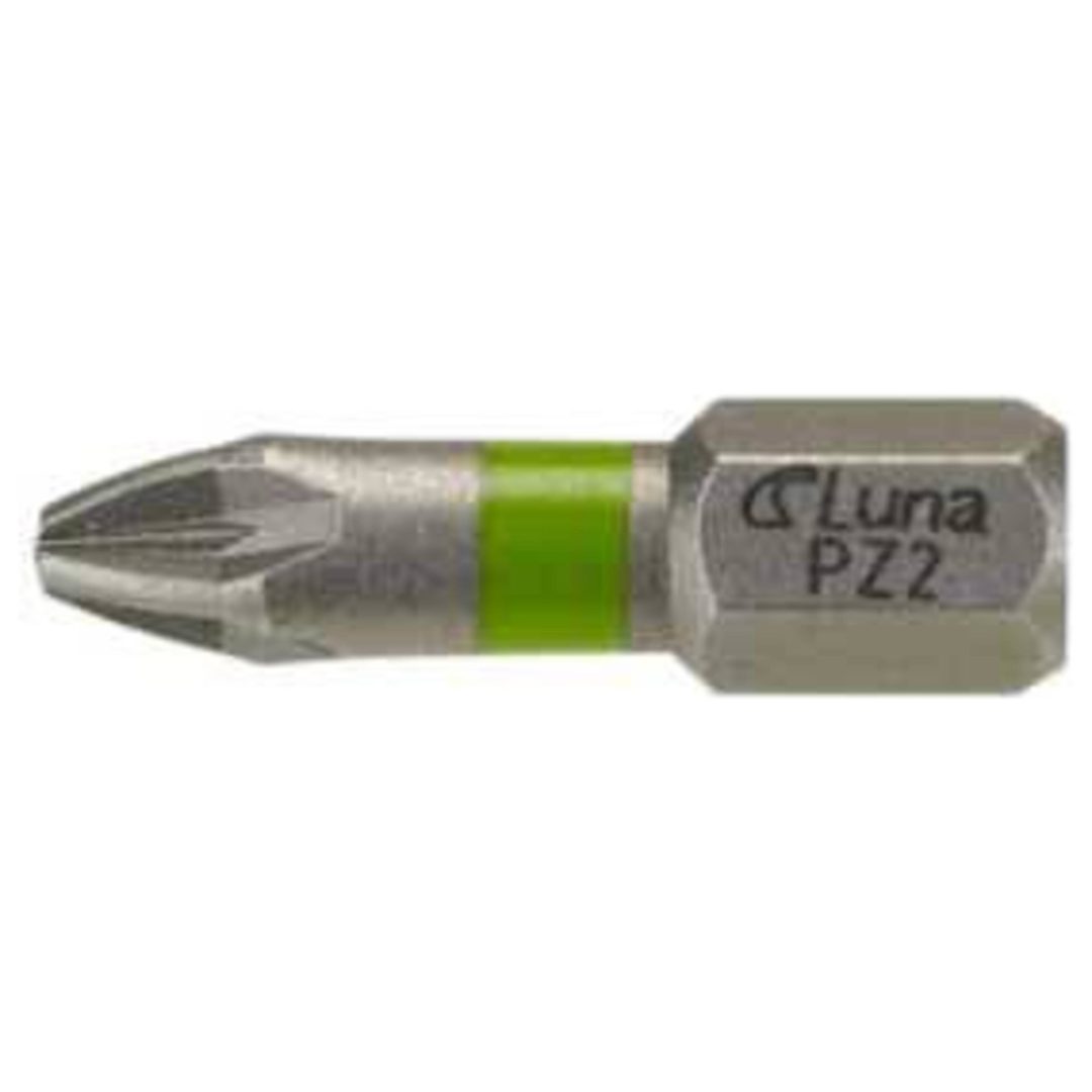 Torsionbits 25 mm för pozidriv kryss-spår Luna BITS PZ1 TORSION 25MM (2)