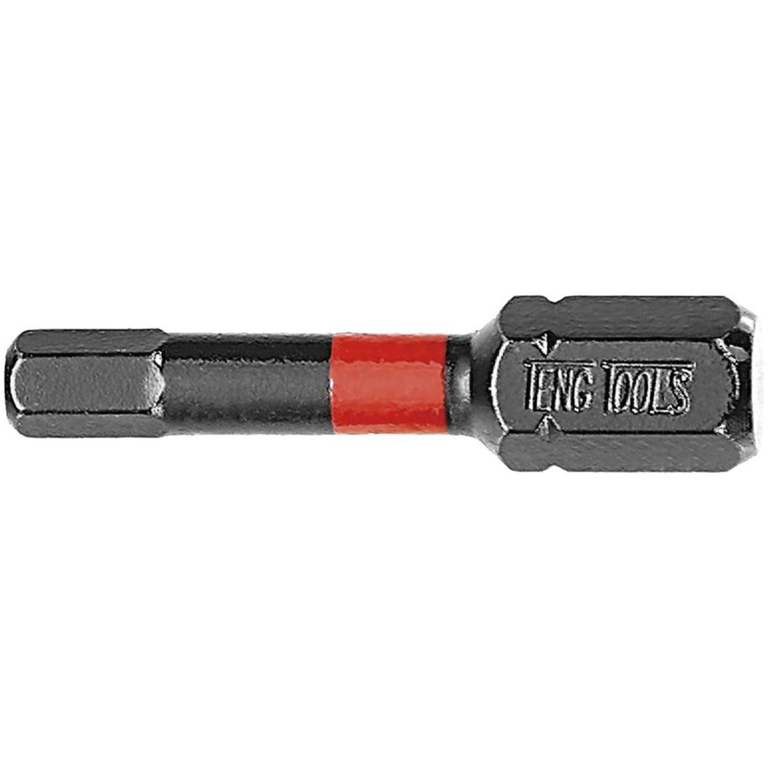 Torsionbits 30 mm för sexkanthål Teng Tools BITS SEXKANT 3MM IMPACT 30MM