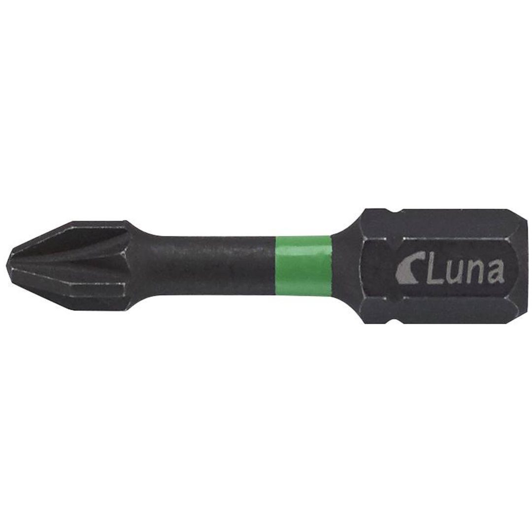 Torsionbits 32 mm för pozidriv kryss-spår Luna BITS PZ3 IMPACT 32MM (2)