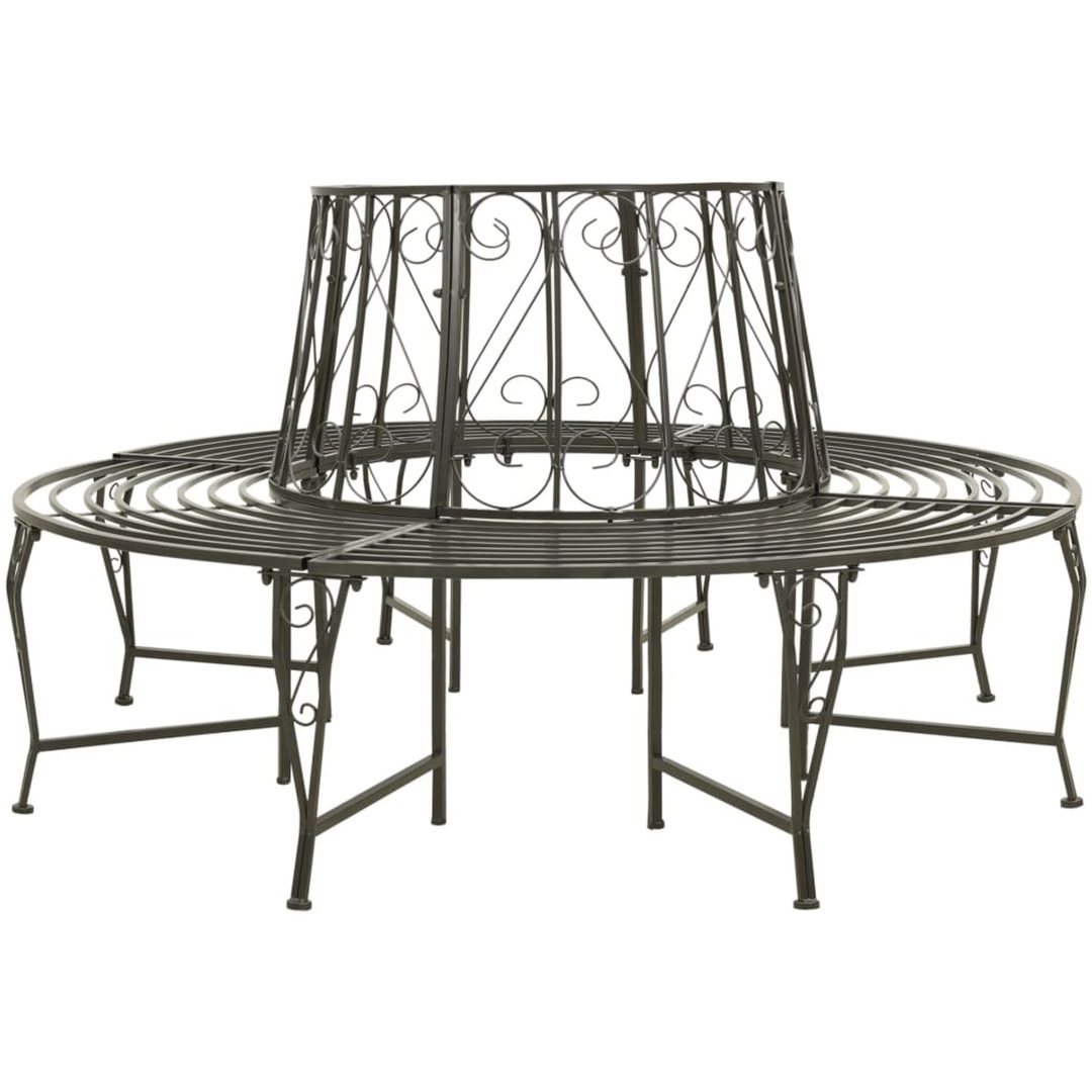 Trädbänk 160 cm stål vidaXL