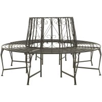 Trädbänk 160 cm stål vidaXL