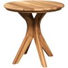 Trädgård Kaffebord Massivt trä Teak vidaXL ⌀55 x 51 cm – miniatyr 2