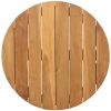 Trädgård Kaffebord Massivt trä Teak vidaXL ⌀55 x 51 cm – miniatyr 5