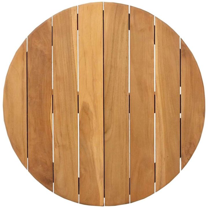 Trädgård Kaffebord Massivt trä Teak vidaXL ⌀55 x 51 cm – bild 5