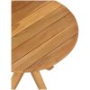 Trädgård Kaffebord Massivt trä Teak vidaXL ⌀55 x 51 cm – miniatyr 6