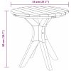 Trädgård Kaffebord Massivt trä Teak vidaXL ⌀55 x 51 cm – miniatyr 8