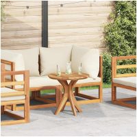 Trädgård Kaffebord Massivt trä Teak vidaXL