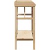 Trädgård Kylbänk Solitt Trä Tall vidaXL 75 x 40 x 90 cm – miniatyr 6
