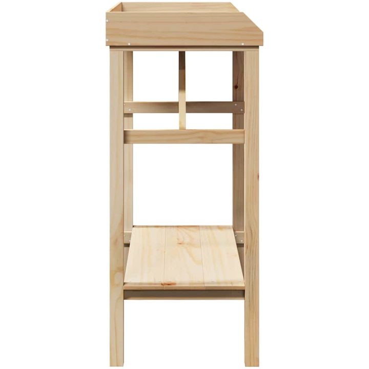 Trädgård Kylbänk Solitt Trä Tall vidaXL 75 x 40 x 90 cm – bild 6