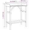 Trädgård Kylbänk Solitt Trä Tall vidaXL 75 x 40 x 90 cm – miniatyr 10