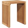 Trädgård Sats med Sido Bord 3 st Massivt Teakträ vidaXL Compact – miniatyr 6