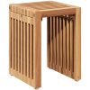 Trädgård Sats med Sido Bord 3 st Massivt Teakträ vidaXL Compact – miniatyr 7