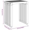 Trädgård Sats med Sido Bord 3 st Massivt Teakträ vidaXL Compact – miniatyr 10