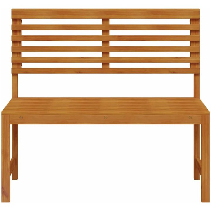 Trädgårdbänk Solid Akacieträ vidaXL 100 x 50 x 91 cm – bild 7