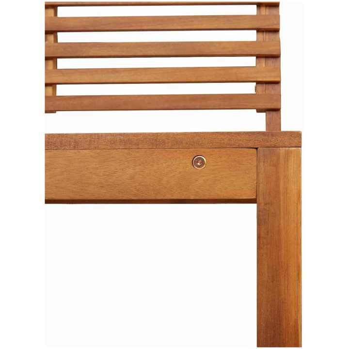 Trädgårdbänk Solid Akacieträ vidaXL 100 x 50 x 91 cm – bild 10