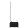 Trädgårdplanterare med Vattensystem Svart vidaXL 40 x 40 x 126 cm – miniatyr 7