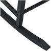 Trädgårds Gungstol Svart 65x84x114 cm HDPE vidaXL Stor – miniatyr 7