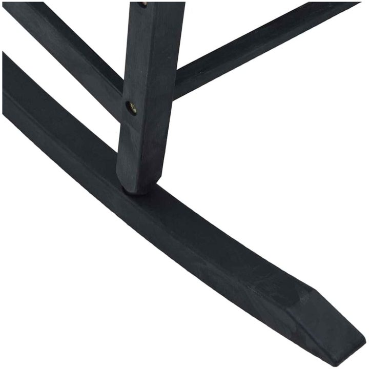 Trädgårds Gungstol Svart 65x84x114 cm HDPE vidaXL Stor – bild 7